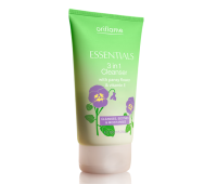 Essentials 3 in 1 Cleanser with pansy flower - Oriflame